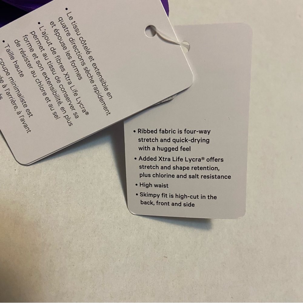 Lululemon Purple Bikini Bottom - Picture 5 of 9